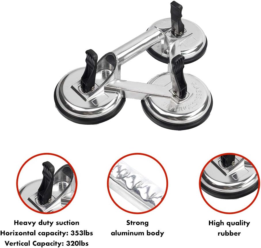 Glass Suction Puller 3 Claws