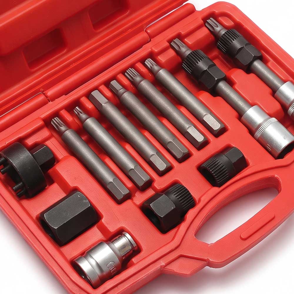13 Pcs Alternator Combination Car Pulley Set