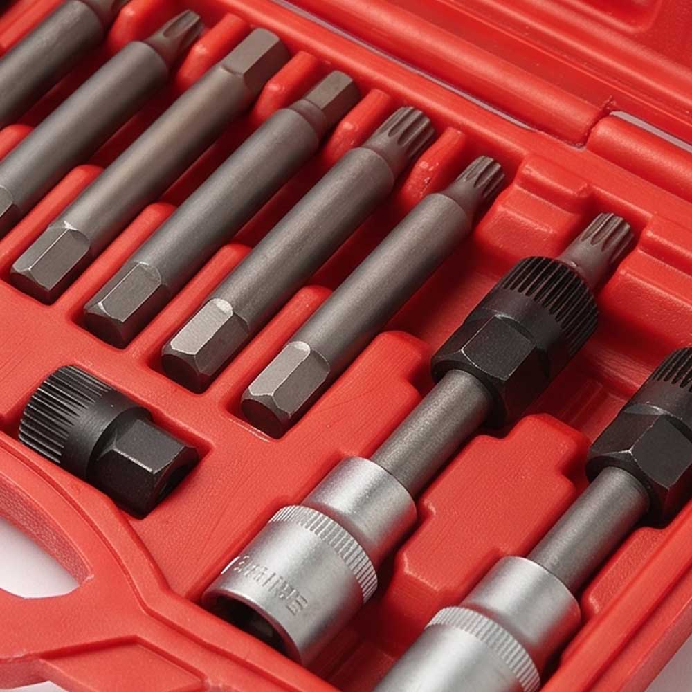 13 Pcs Alternator Combination Car Pulley Set