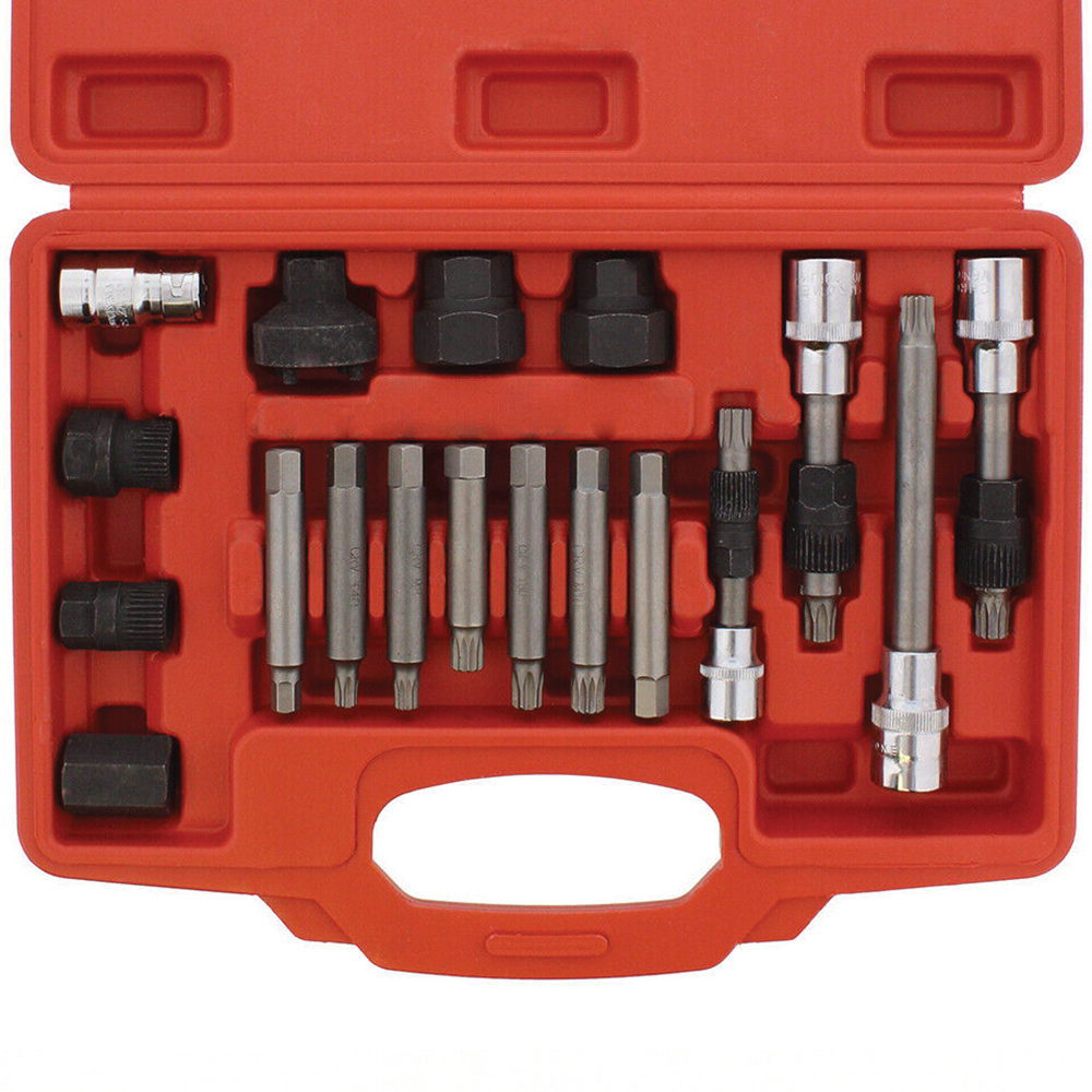18 Pcs Alternator Combination Car Pulley Set