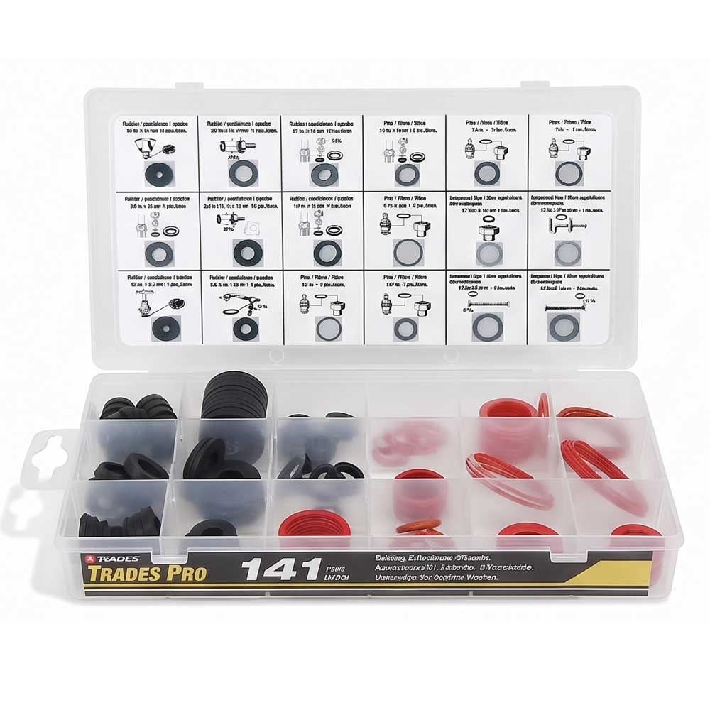 383 Pcs Rubber Sealing Washer Kit