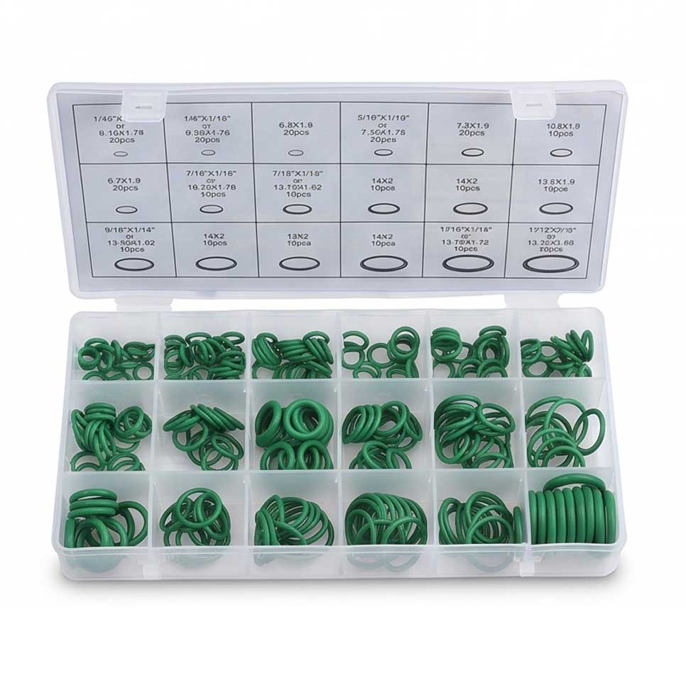 270 Pcs Green O Ring Kit