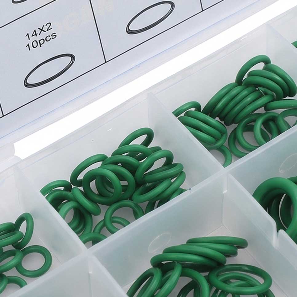 270 Pcs Green O Ring Kit