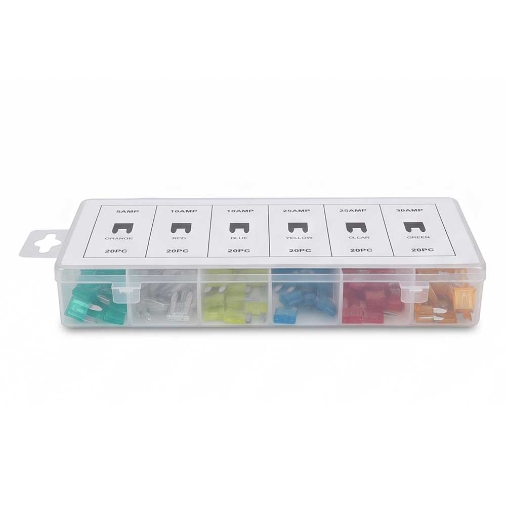 120 Pcs Car Fuse Assortment Kit