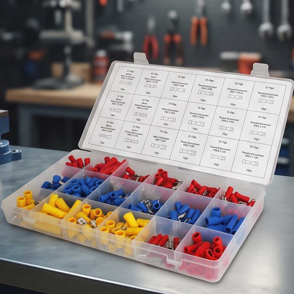 120 Pcs Wire Terminal Crimping Kit