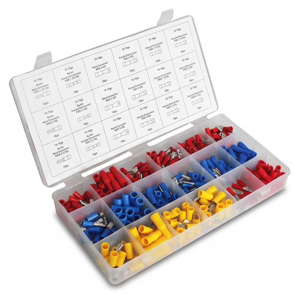 120 Pcs Wire Terminal Crimping Kit