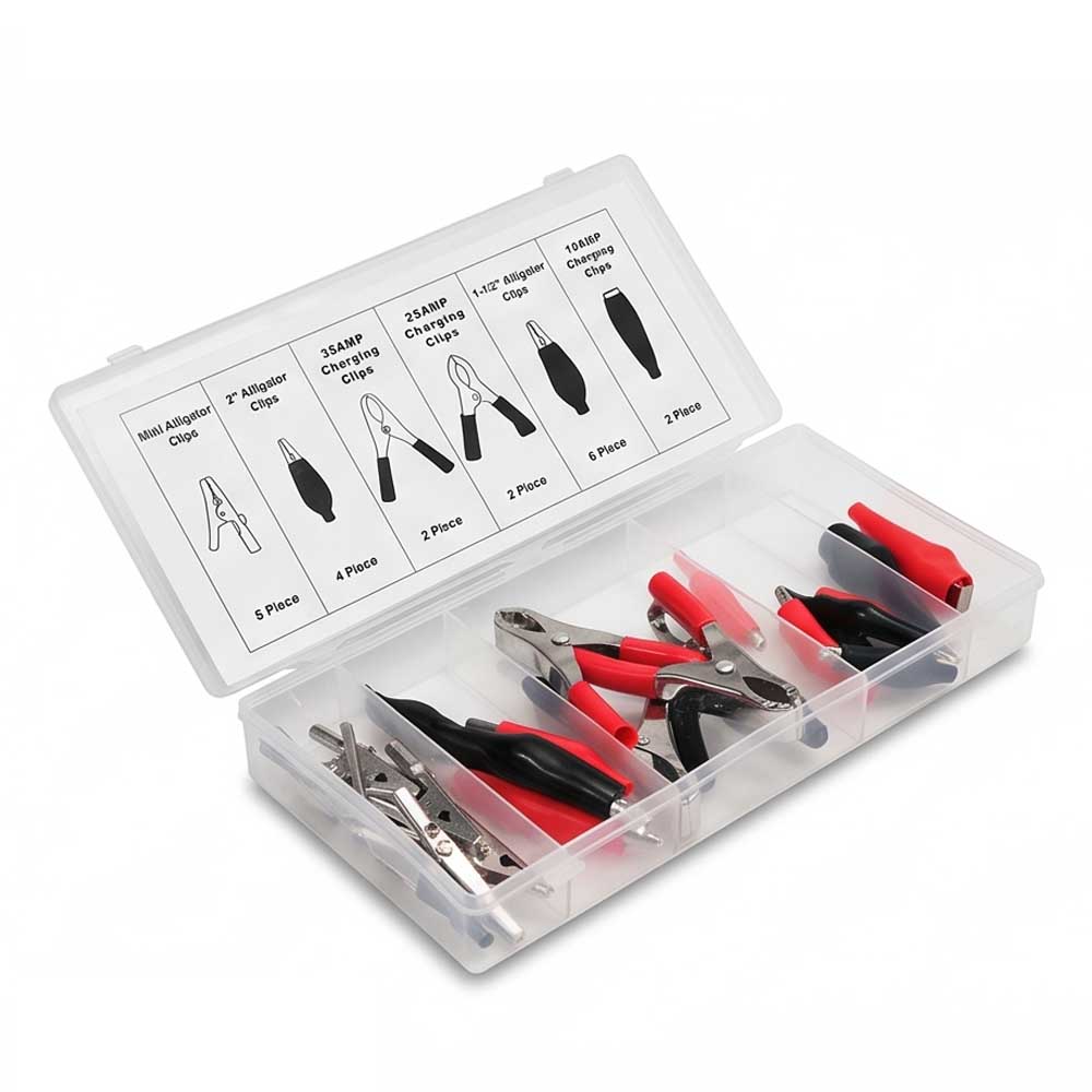 24 Pcs Alligator Clip Connector