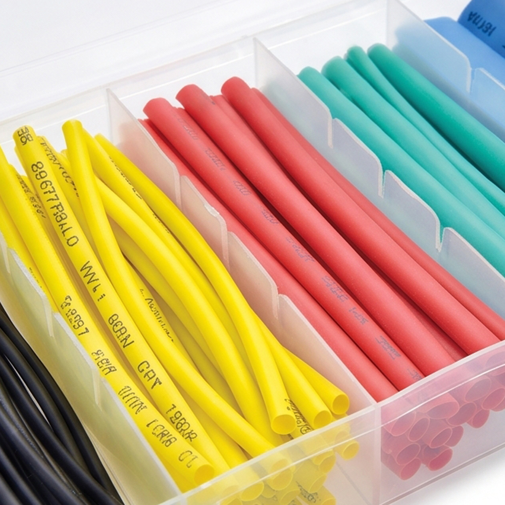 127 Pcs Heat Shrink Tube Kit Black