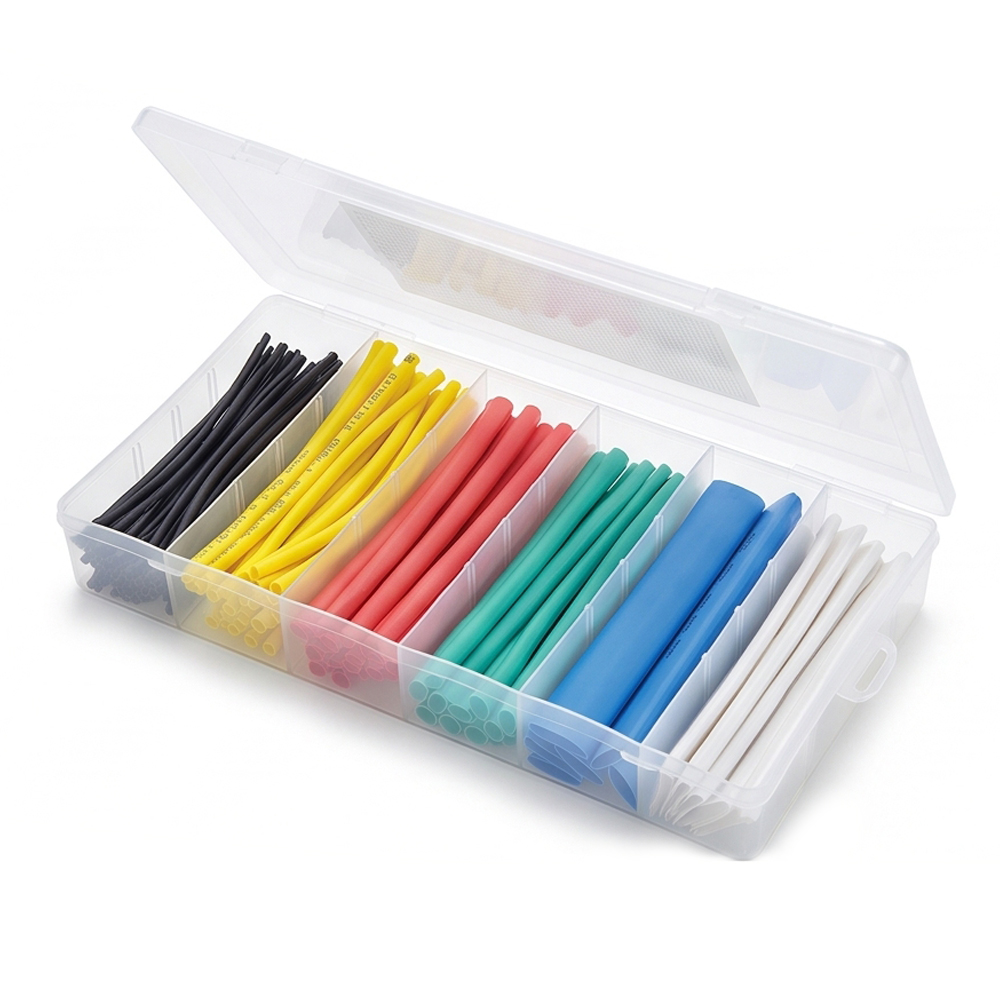 127 Pcs Heat Shrink Tube Kit Black