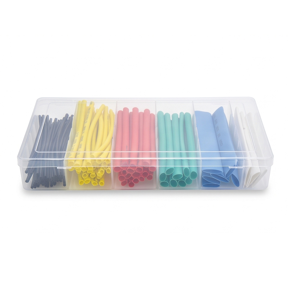 127 Pcs Heat Shrink Tube Kit Black