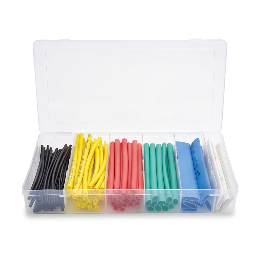 127 Pcs Heat Shrink Tube Kit Black