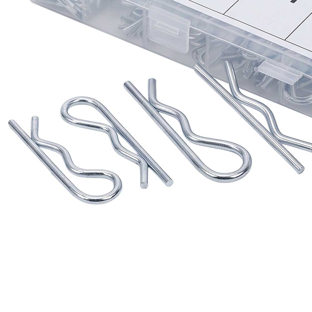 110 Pcs Hith Cotter Pin and R Clip Assortment Kit