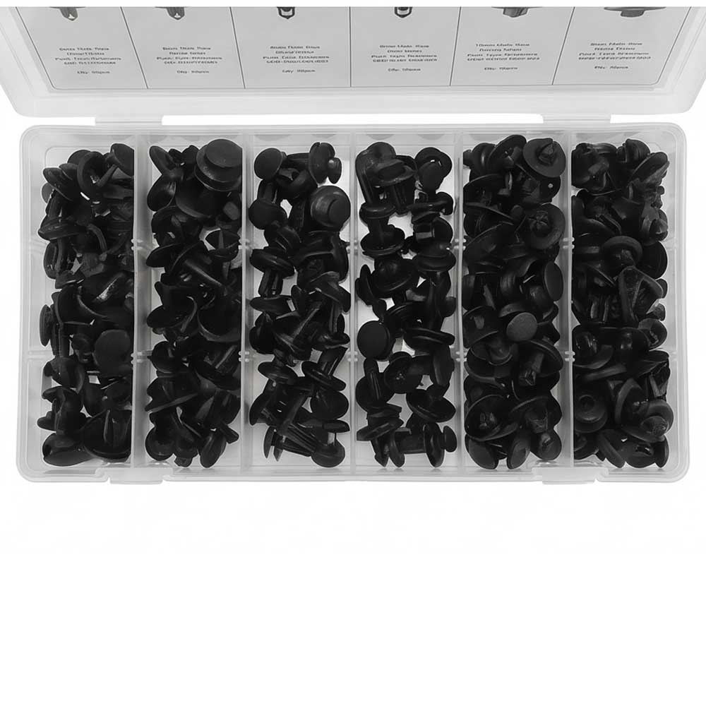 200 Pcs Car Bucket Retainer Clips Kit