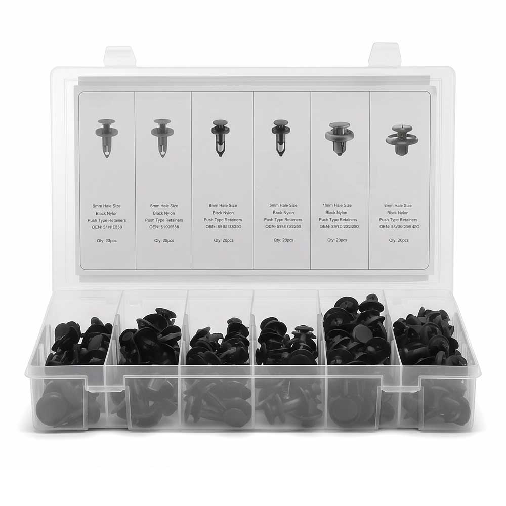 200 Pcs Car Bucket Retainer Clips Kit
