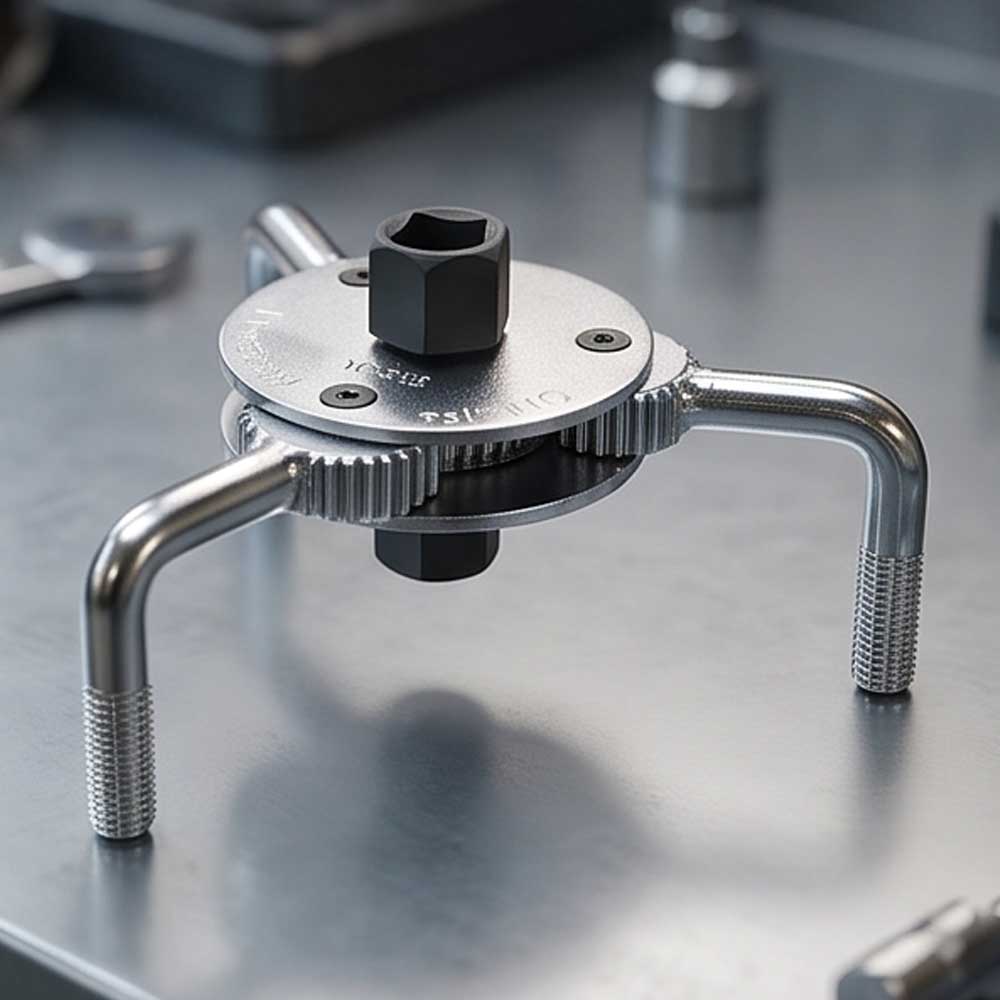 Round 3 Leg Straight Oil Filter Wrench
