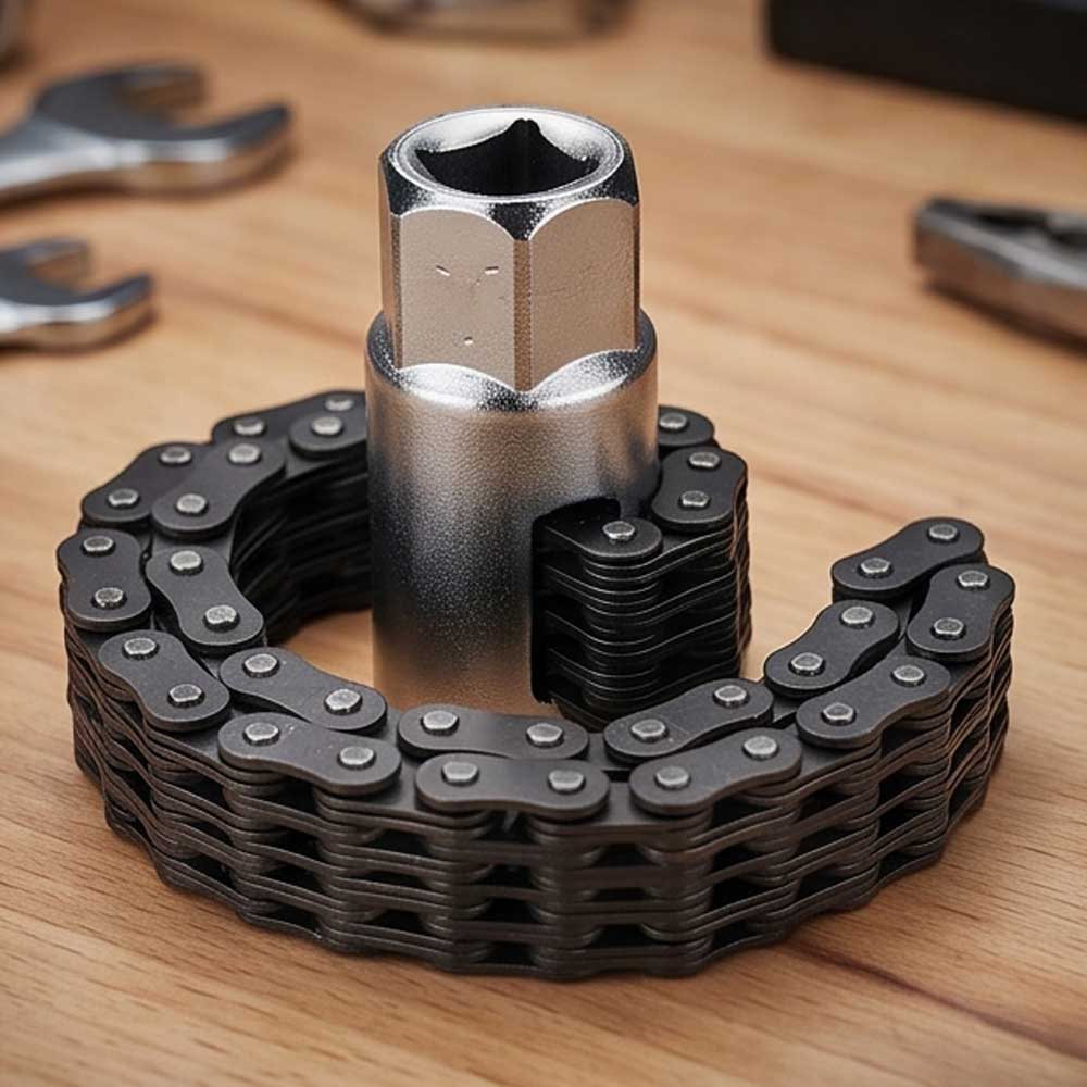 Chain Oil Filter Wrench With Short Socket