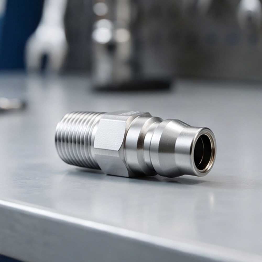 Male Thread Quick Disconnect Coupler