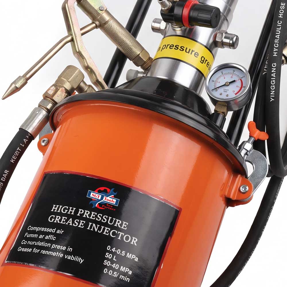 12L Pneumatic Air Grease Bucket