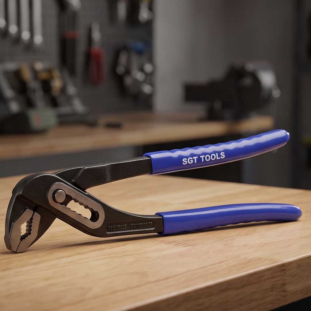 Water Pump Plier Blue Dipped Grip