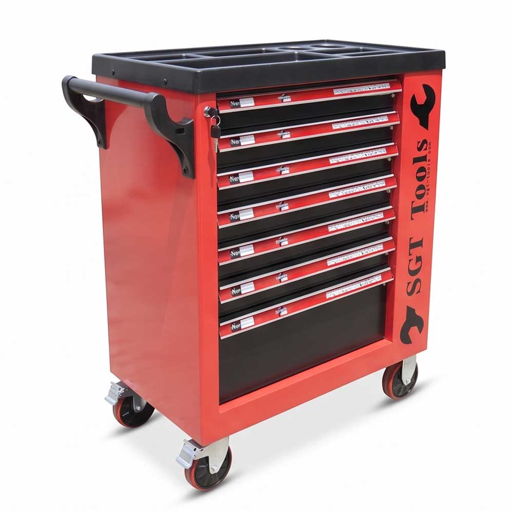 7 Drawer Tool Trolley