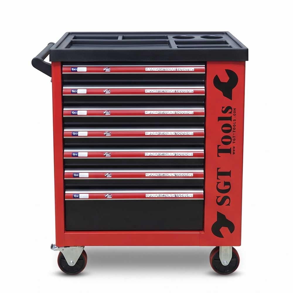 242 Pcs 7 Drawer Tool Trolley