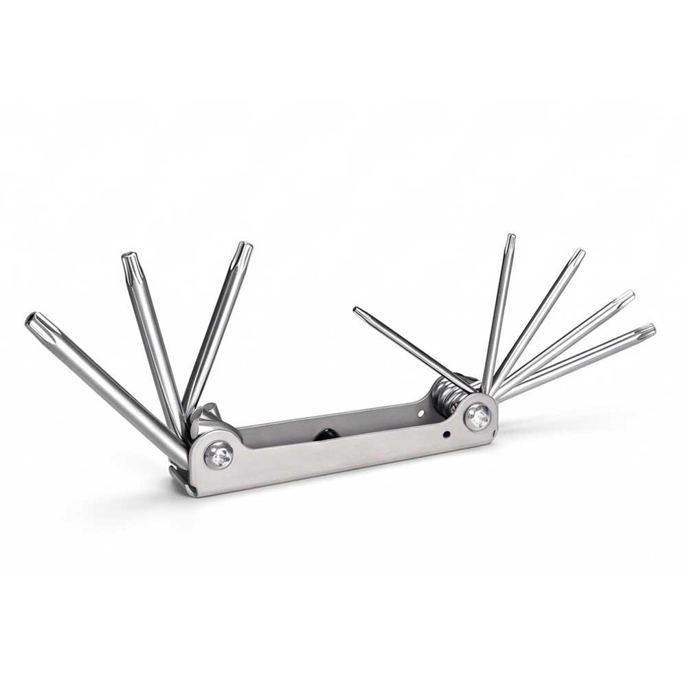 8 Pcs Tamper Proof Folding Torx Allen Key Set