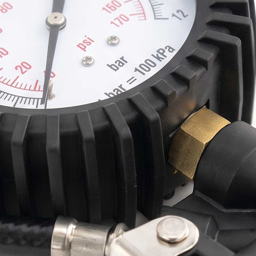 Tyre Inflator Gauge Rubberized
