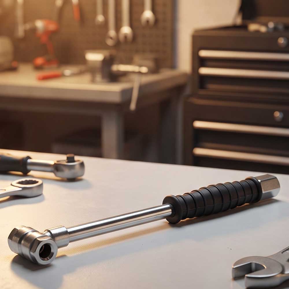 TIRE INFLATOR AIR CHUCK DUAL HEAD