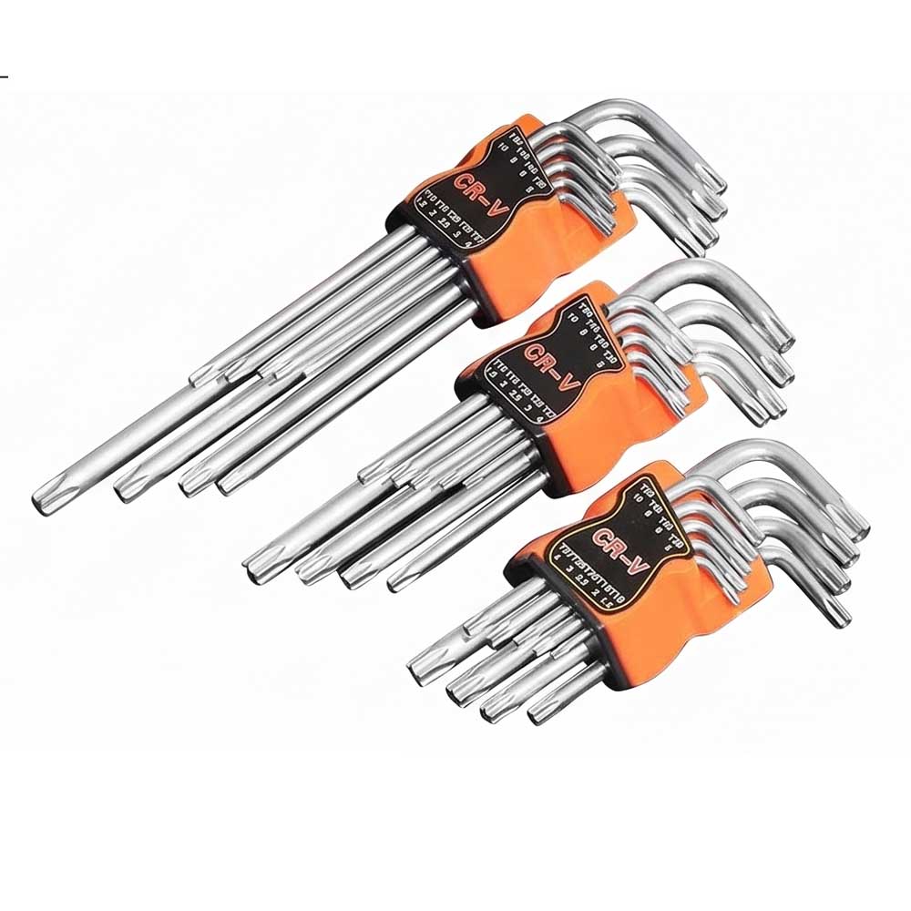 9 Pcs Torx Allen Key Set