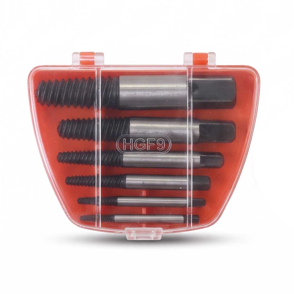 6 Pcs Stripped Screw Extractor Set