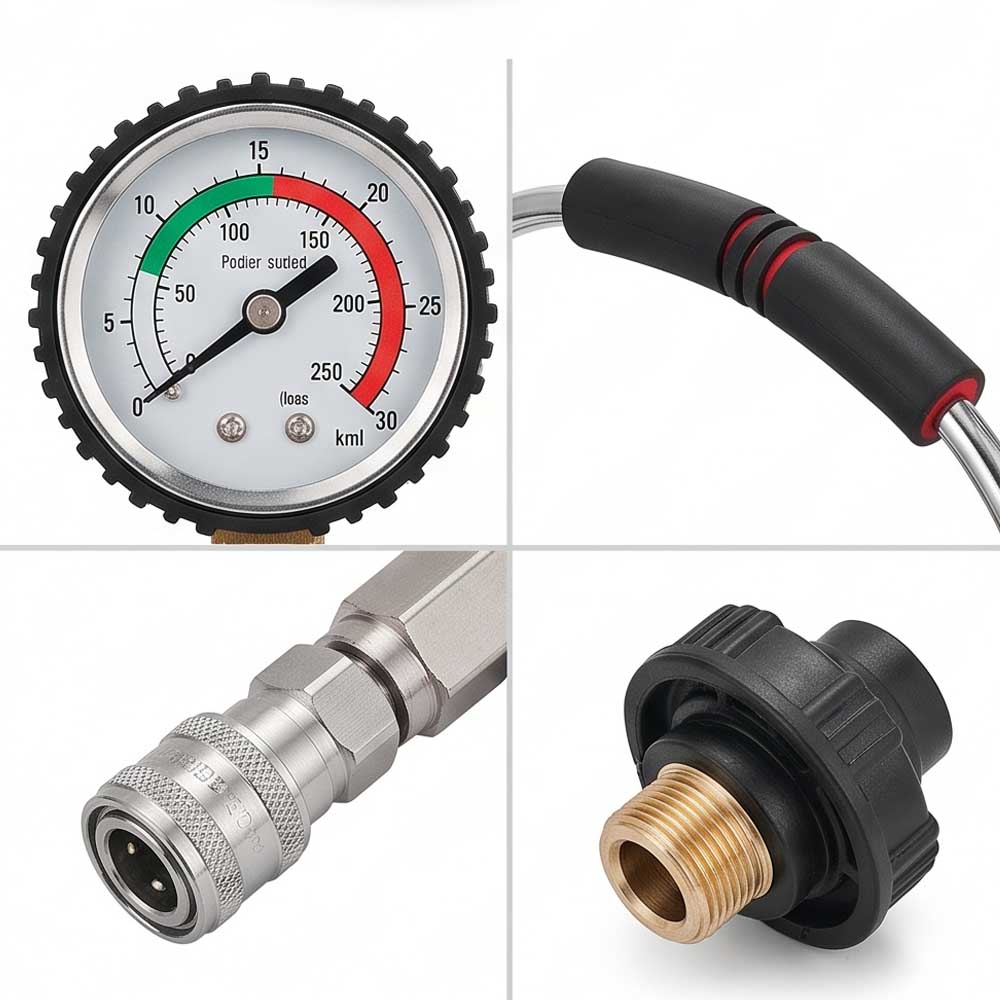 Brake Bleeding Valve System Set