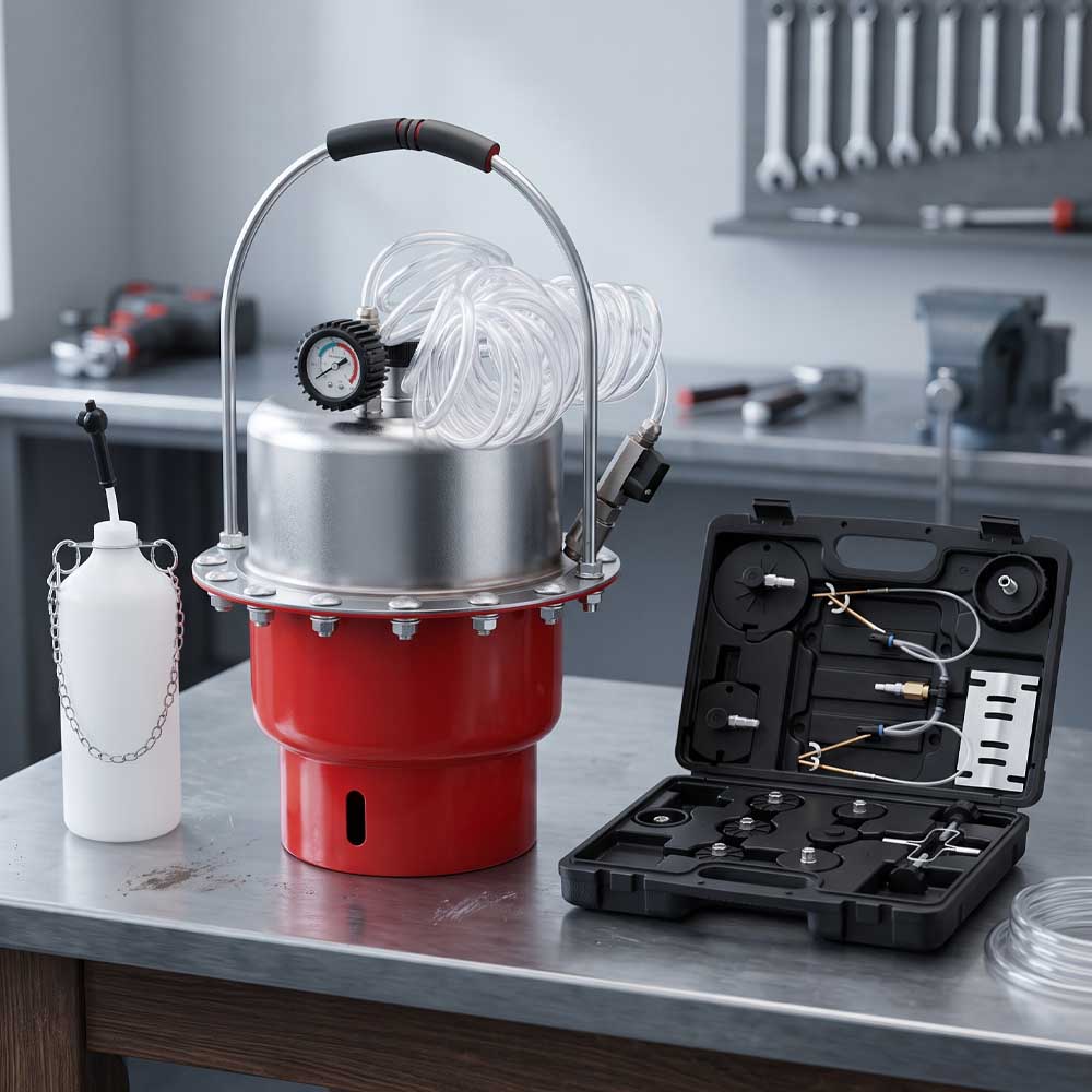 Brake Bleeding Valve System Set