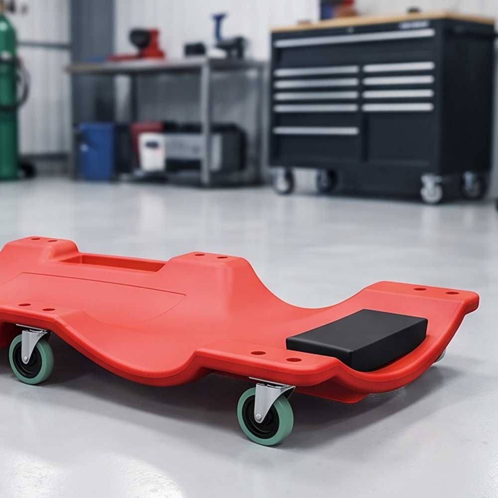 Plastic Creeper Padded Headrest RED