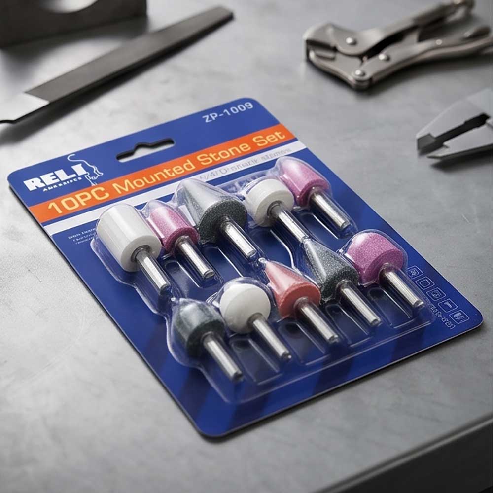 10 Pcs Grinding Mounted Stone Bit Set
