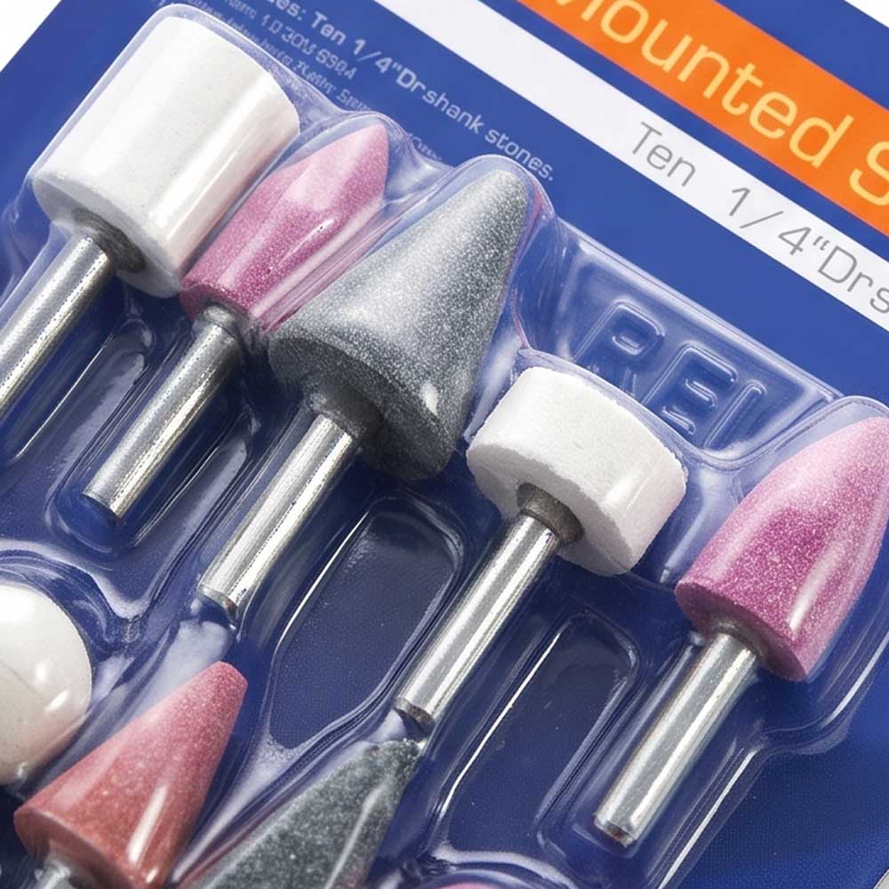 10 Pcs Grinding Mounted Stone Bit Set