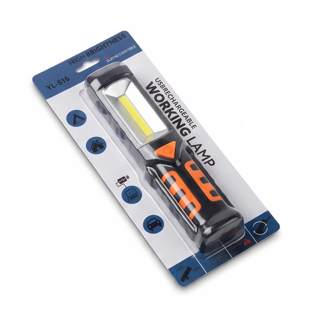 Rechargable LED Light With Adaptor Charger