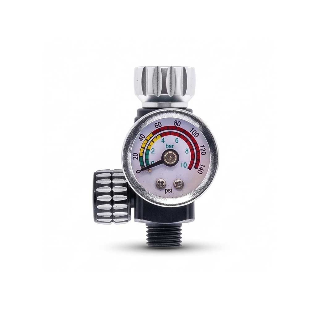 Pressure Reducer With Pressure Gauge