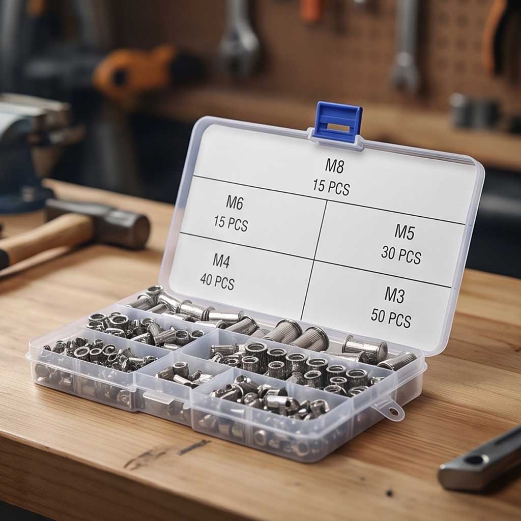 Aluminum Rivet Nut Head Set