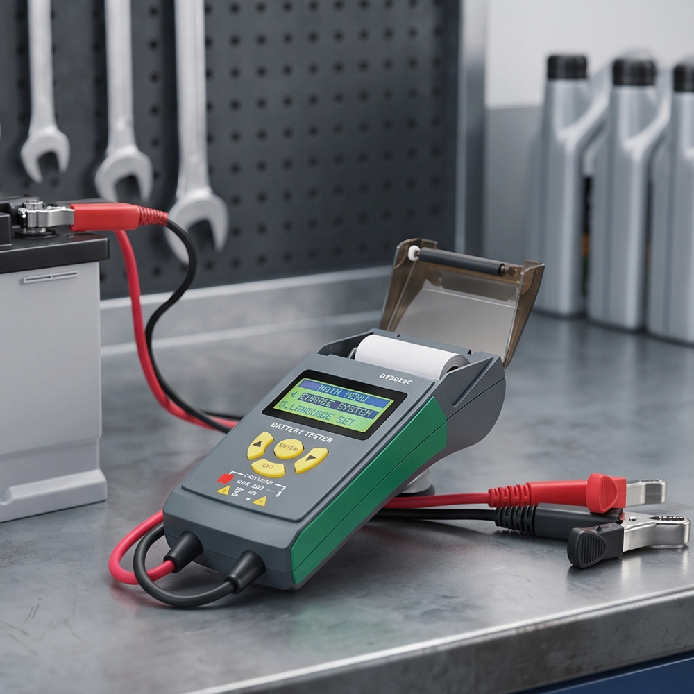 Auto Digital BatteryLoad Tester With Printer