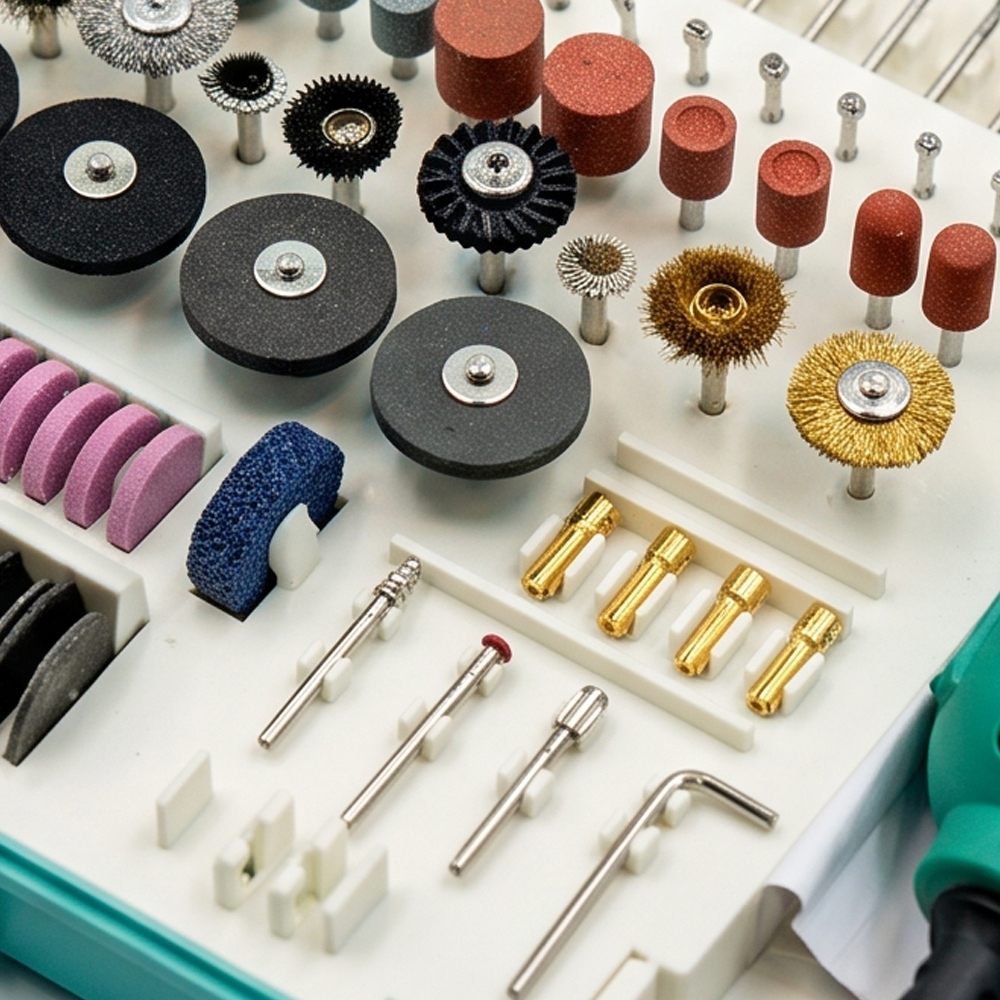 215 Pcs Electrical DieGrinder Rotary Tool Kit