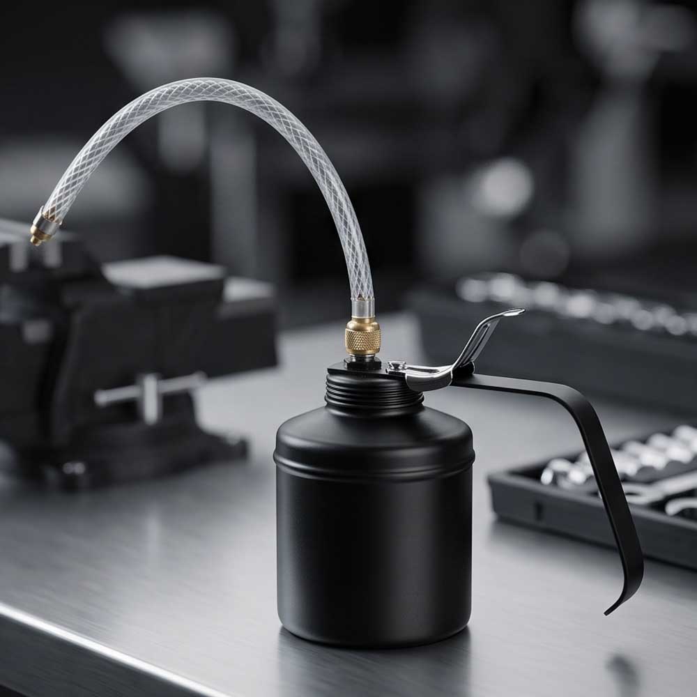 Lubrication Oil Can WithFlexible Spout
