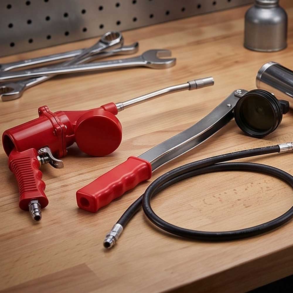 2 In 1 Manual & Pneumatic Grease Gun