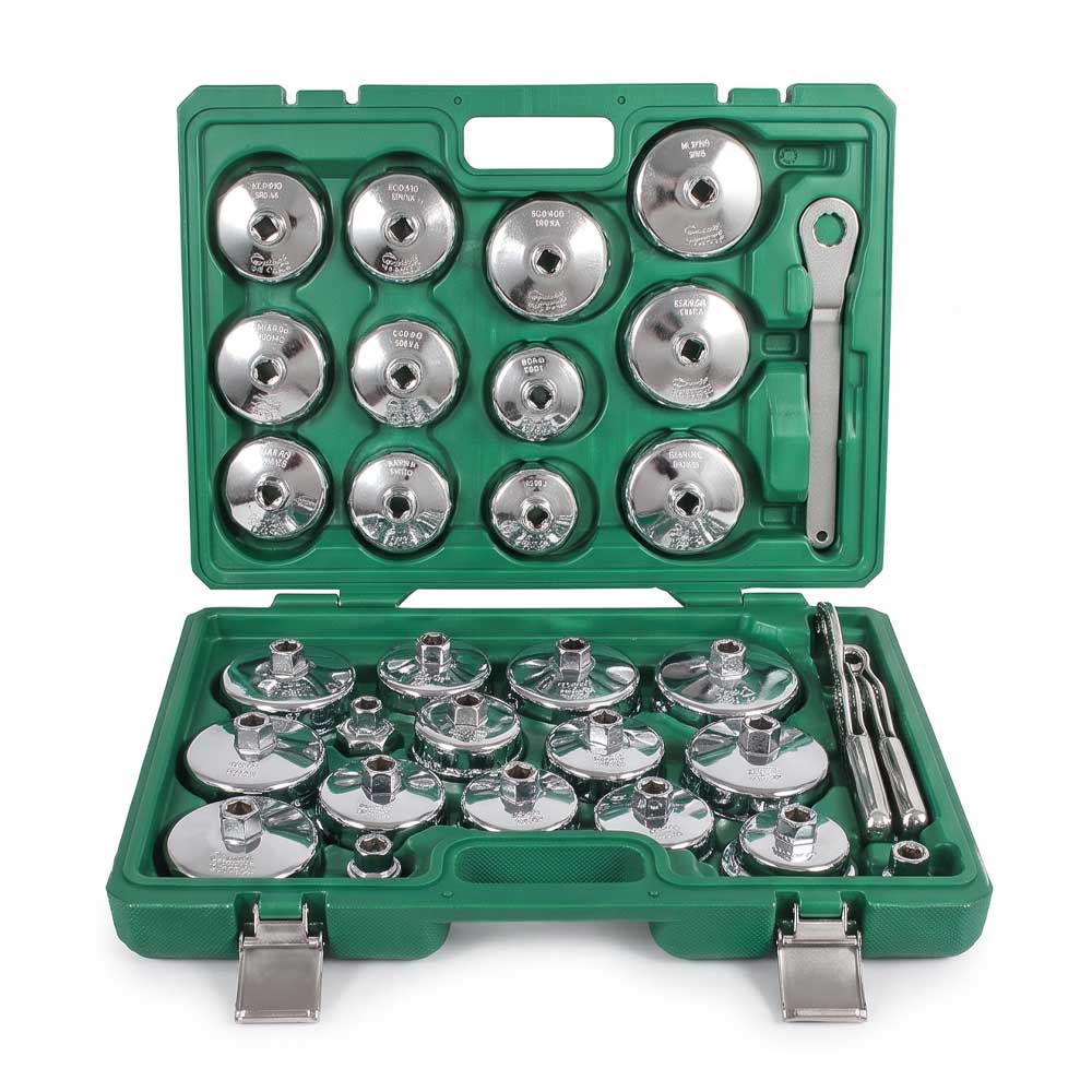 31 Pcs Steel Cup Oil FilterWrench Set