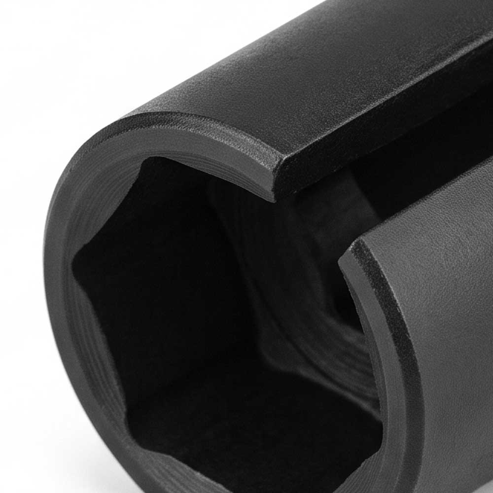 Universal Oxyen SensorSocket Chrome Black
