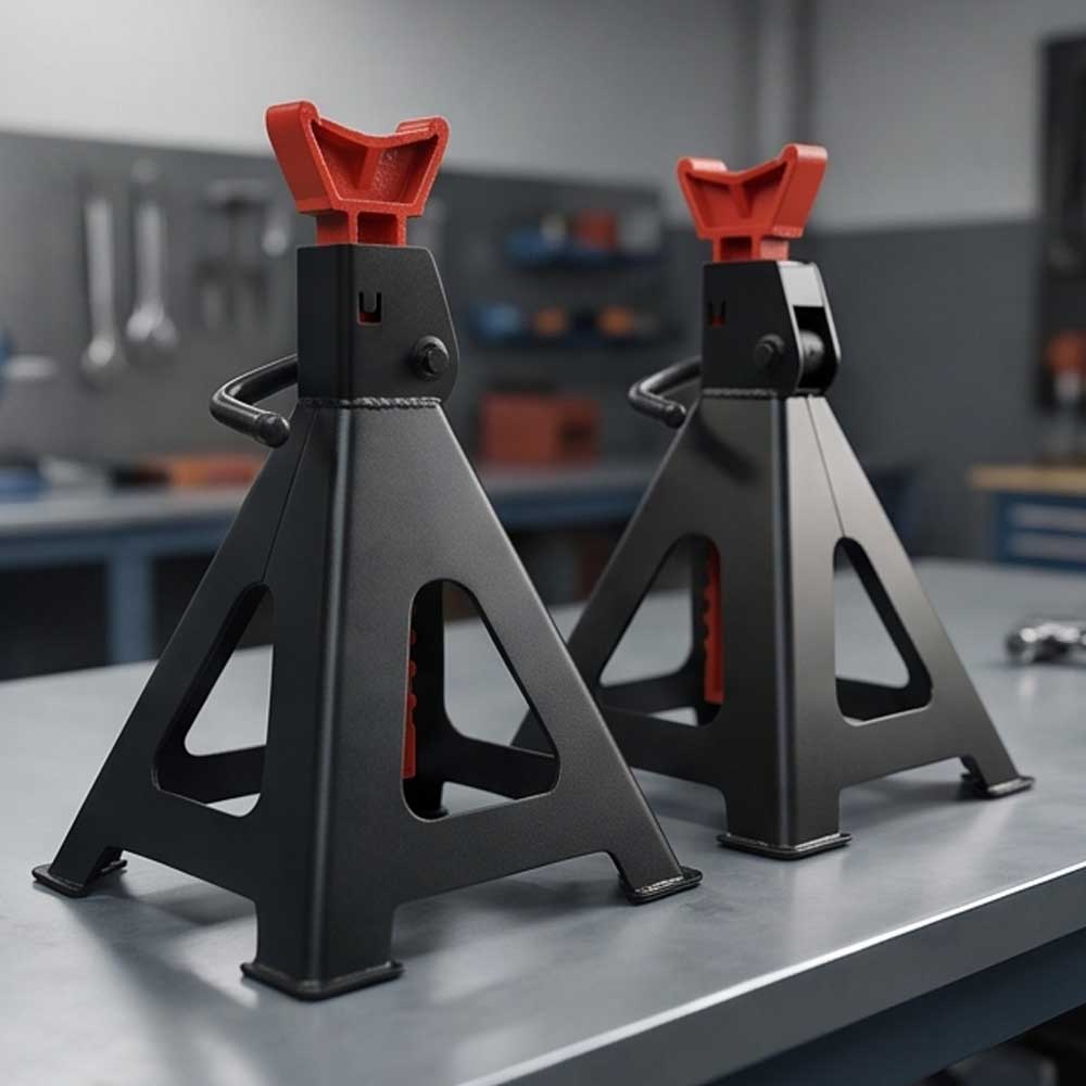 3 Ton Steel Jack StandWith Outer Foot Pad