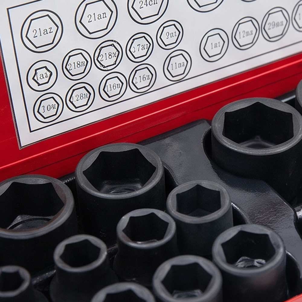 20 Pcs Impact Socket Set