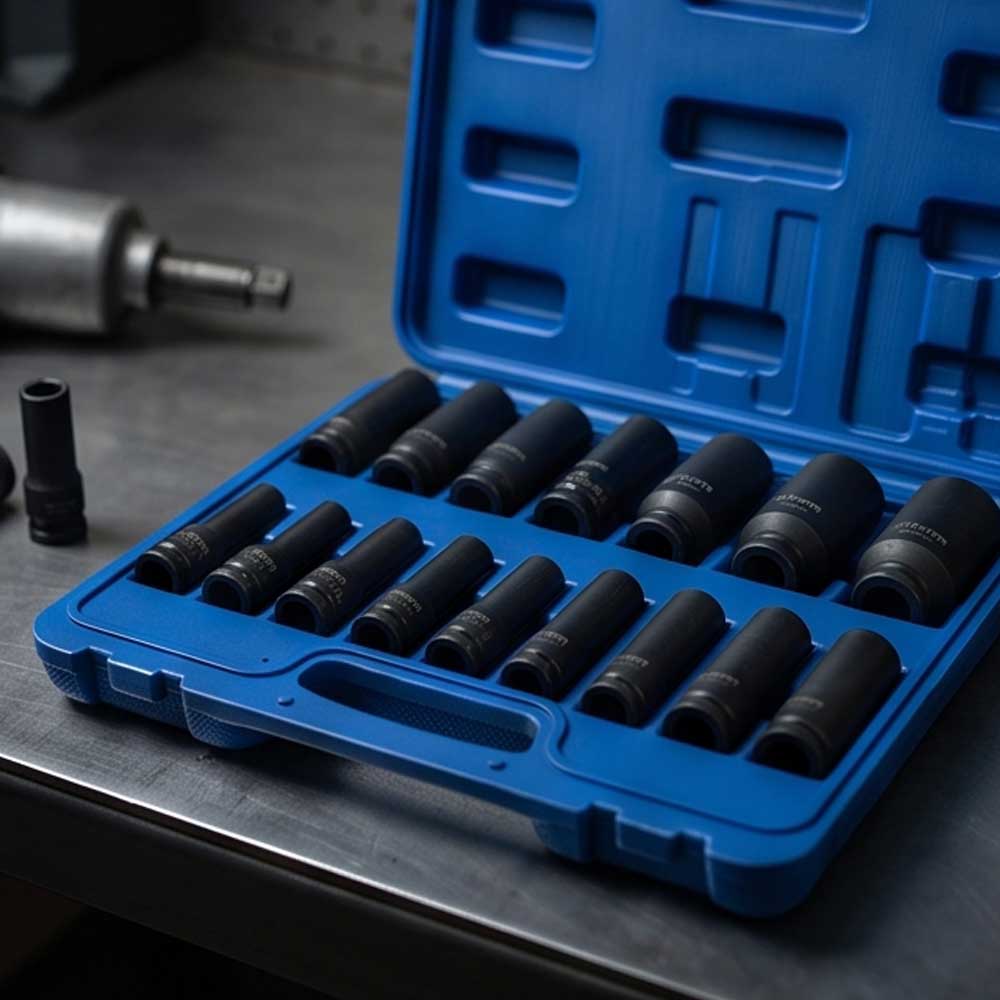 16 Pcs Impact Socket Set