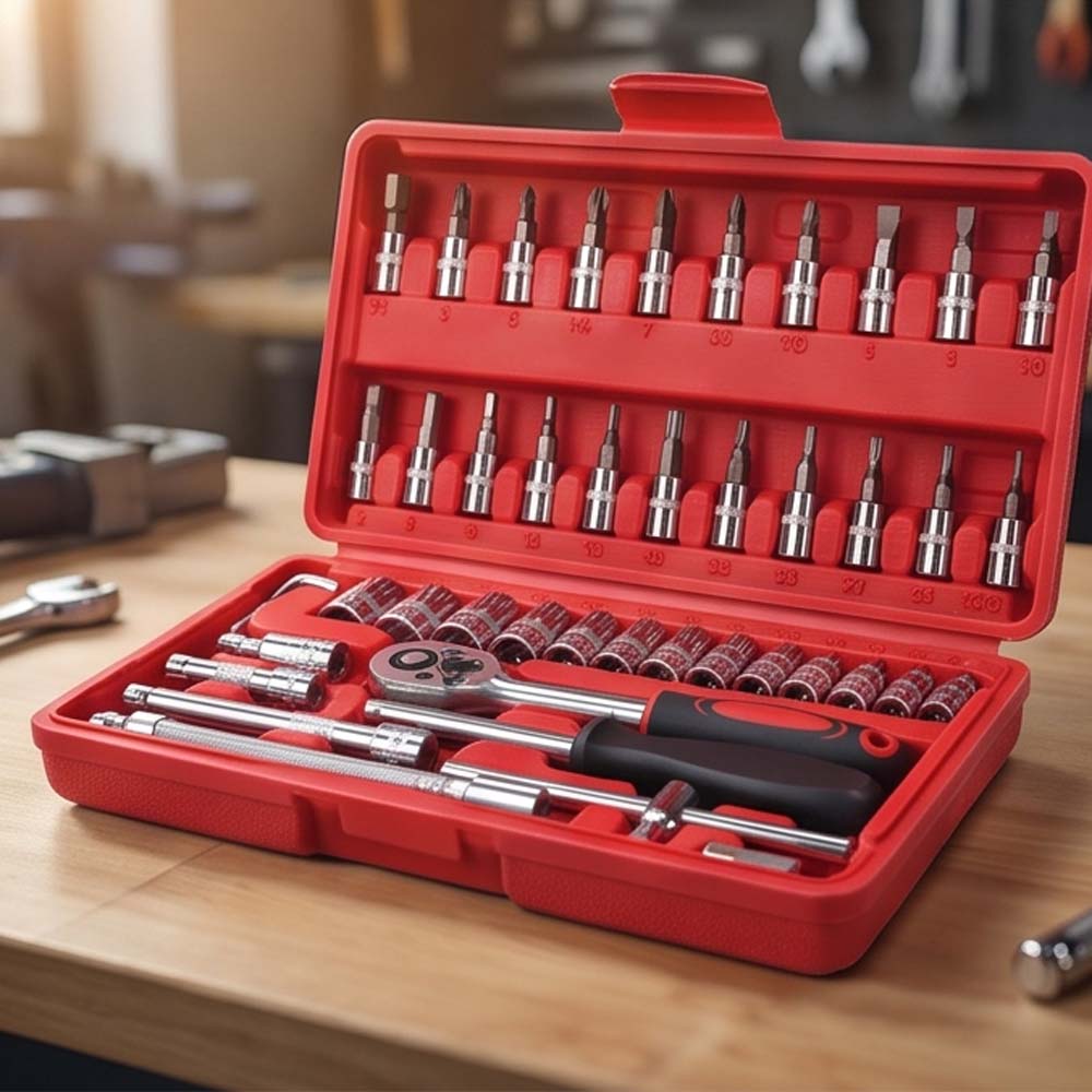 46 Pcs Bits 1/4