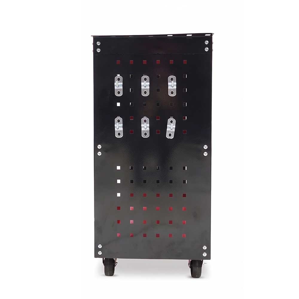 3 SHELF H/D TOOL CART RED COLOR