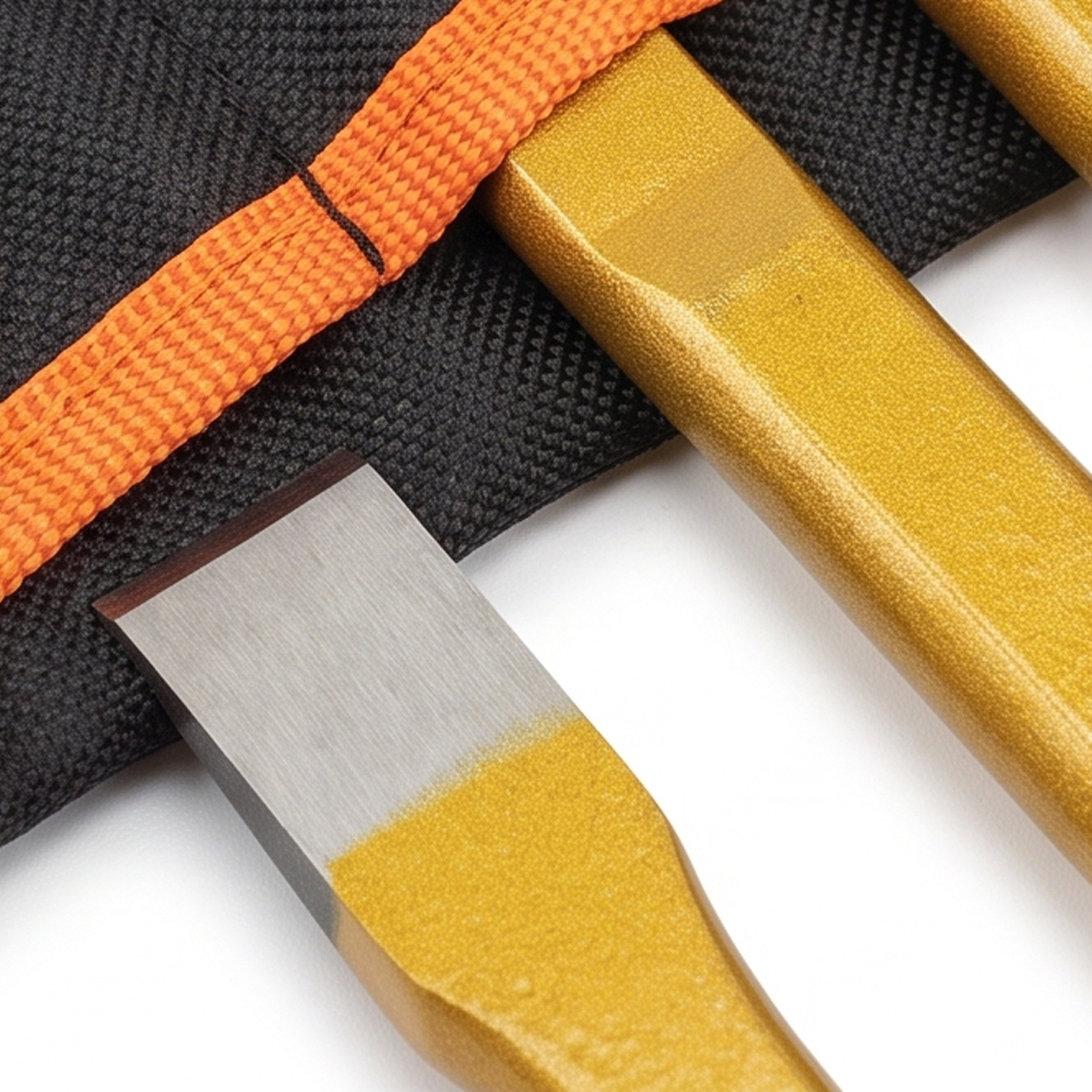 4-Piece Chisel Set with Pouch Packing